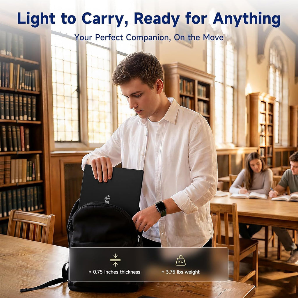 NIMO 15.6" FHD Business Laptop Computer, Quad-Core Processor(Beats i3-1115G4), Laptop 8GB RAM 256GB SSD with Backlit Keyboard Fingerprint 65W PD Fast Charging, Student Laptop for College School