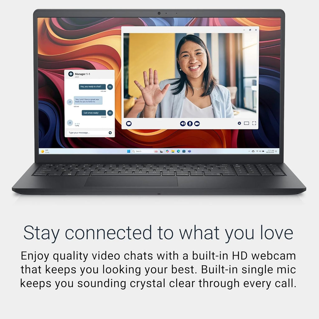 Dell Inspiron 15 Touchscreen Laptop for 2025-2026 Business Student Home, AI Computer, 15.6" FHD, 10-Core Intel i5, 32GB RAM, 1TB Storage (512GB SSD+500GB Ext) MarxsolAddon, Win 11 Pro, Lifetime Office