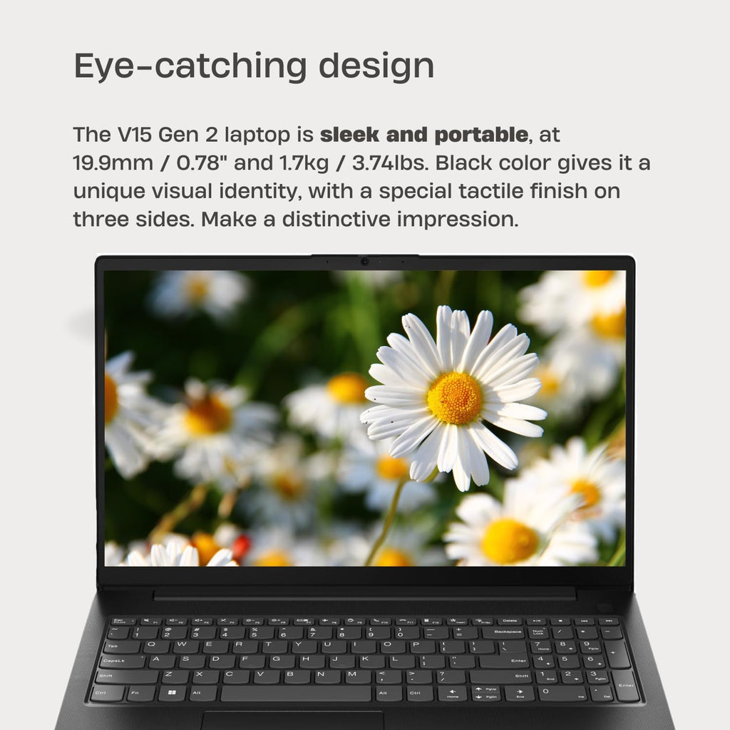 Lenovo Portable Laptop for Business and Student with Lifetime Office 365, 15.6" FHD, 16GB DDR4 RAM, 512GB PCIe SSD, Intel Dual-Core, WiFi 6, Bluetooth 5.2, USB-C, Fast Charging, Windows 11
