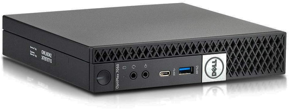 Dell OptiPlex 7050 Micro Computer, Intel Quad Core i5-6500T up to 3.1GHz, 16G DDR4, 256G SSD, Windows 11 Pro 64 Bit (Renewed)