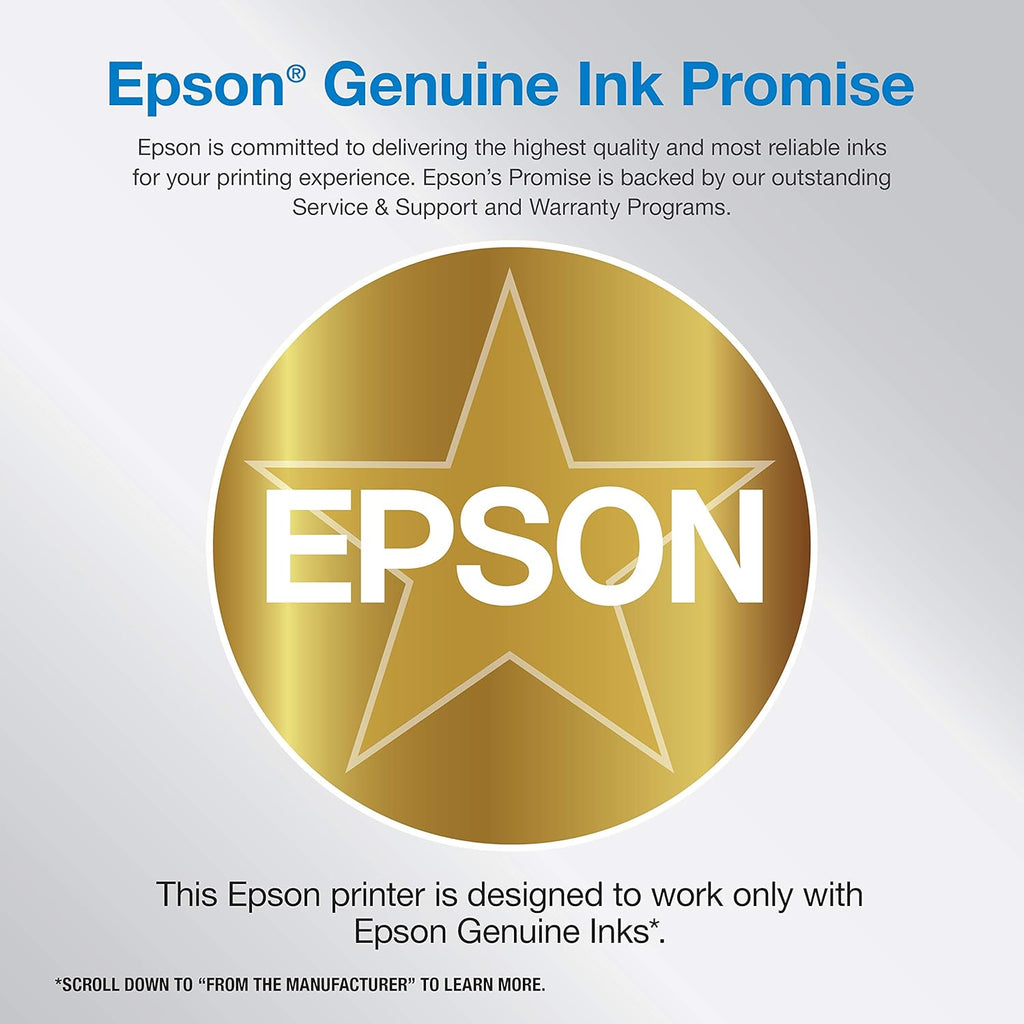 Epson Workforce Pro WF-7820 Wireless All-in-One Wide-Format Printer, Auto 2-Sided Print 13" x 19" Copy, Scan & Fax, 50-Page ADF, 250-sheet Paper Capacity, Works with Alexa - Black