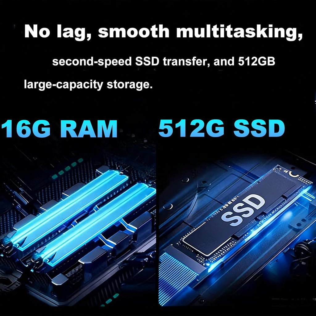 23.8-Inch Fhd All-in-One Desktop Compute,Core i5, 16GB DDR RAM,512GB PCIe SSD,1920x1080 FHD Display, WiFi, Bluetooth,Mouse and Keyboard Include,with 1-Year Warrant