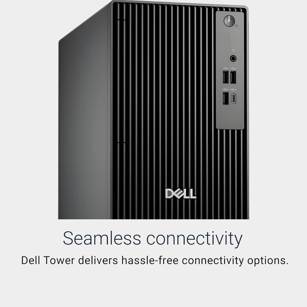 Dell QCT1250 Business Desktop, New OptiPlex Version, Intel 13th Gen 4-Core CPU, Ultra-Quiet Design, 16GB DDR5 RAM, 512GB PCIe SSD, Dual 4K Monitor Support, USB-C, Windows 11 Pro