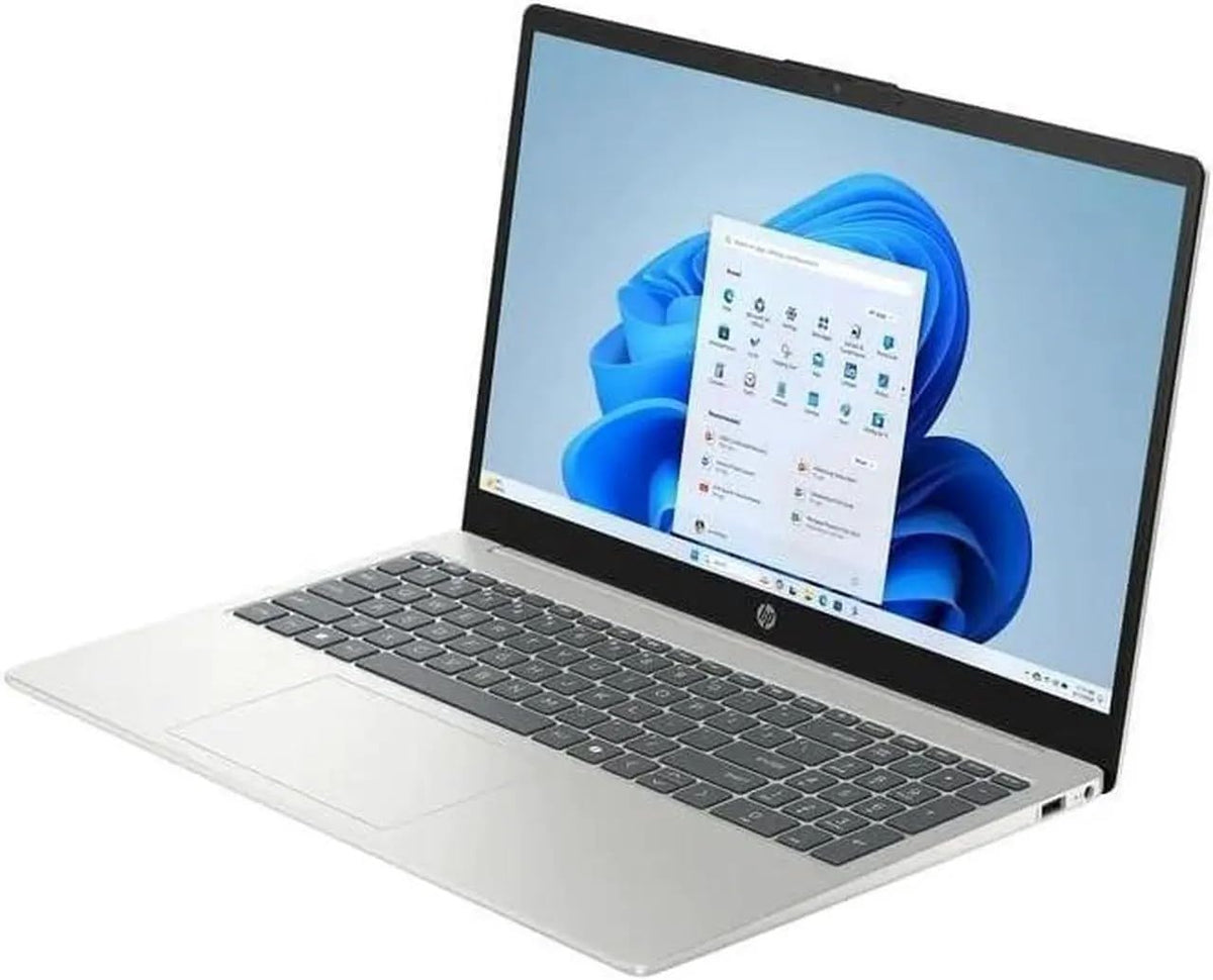 HP 15.6 inch FHD IPS Touch Laptop, Intel Core i5-1334U, 8GB DDR4 RAM, 512GB SSD, Windows 11 Home, Intel Iris Xe Graphics, Natural Silver, 15-fd0154wm