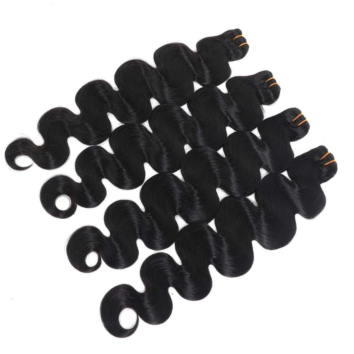 16A Raw Body Wave Human Hair Bundles Human Hair 100% Unprocessed Brazilian Boutique Virgin Hair Extensions,Double Wefts,Triple Lifespan (Body Wave 4 Bundles, 18 20 22 24 inch)