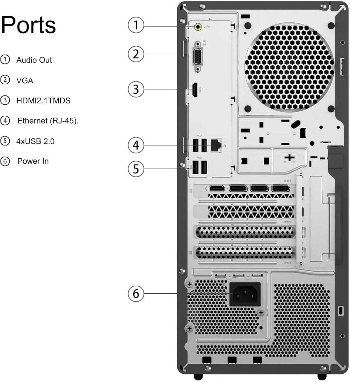 Lenovo IdeaCentre Tower Desktop Computer • 10-core Intel Ultra 5 225 Processor • 16GB DDR5 • 512GB SSD • Office 365 for The Web • HDMI + VGA, Wi-Fi 6E • Wired Keyboard & Mouse • Windows 11