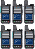 G3 4G/LTE Walkie Talkie - Long Range PTT Radio, Pre-Installed SIM, AES-256 Encryption, Military-Grade IP65 Waterproof for Fleet, Travel & Construction, Camping Gear, Grey - 6 Pack