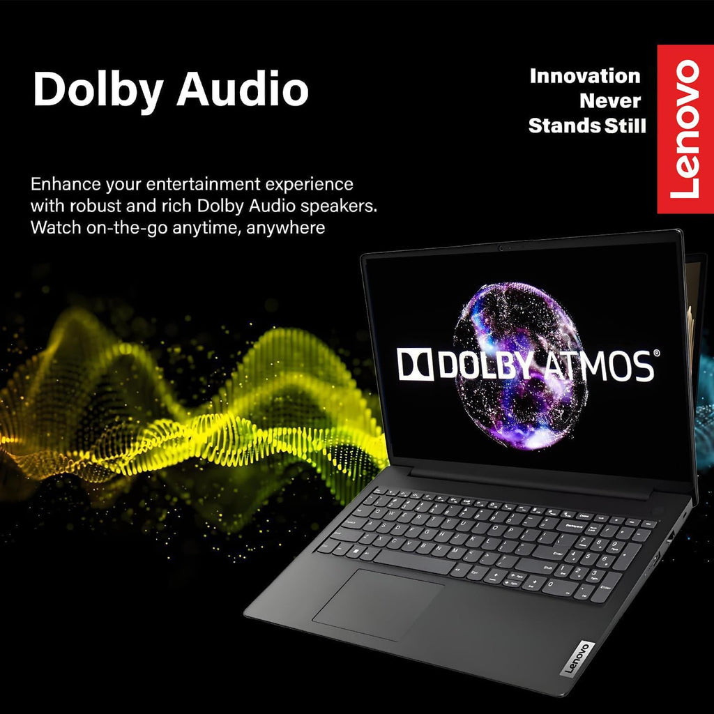 Lenovo Portable Laptop for Business and Student with Lifetime Office 365, 15.6" FHD, 16GB DDR4 RAM, 512GB PCIe SSD, Intel Dual-Core, WiFi 6, Bluetooth 5.2, USB-C, Fast Charging, Windows 11
