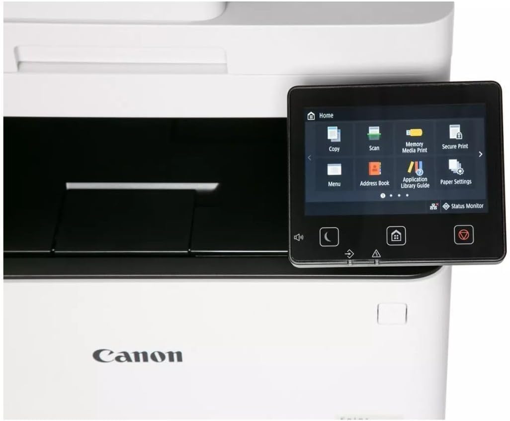 Canon Color imageCLASS MF654Cdw - Wireless Duplex Laser Printer, Multifunction with Copier, Scanner, Auto Document Feeder, Mobile Ready, 3 Year Limited Warranty, 22 PPM Color, White
