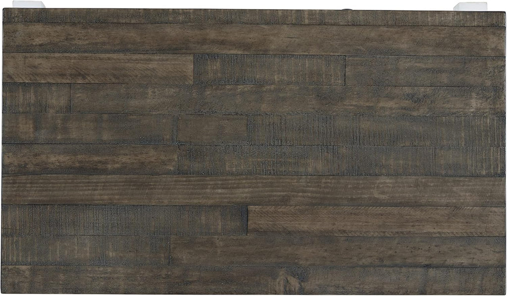 Signature Design by Ashley Havalance Farmhouse Lift Top Coffee Table with 4 Storage Drawers and Small Storage Tray, Whitewash