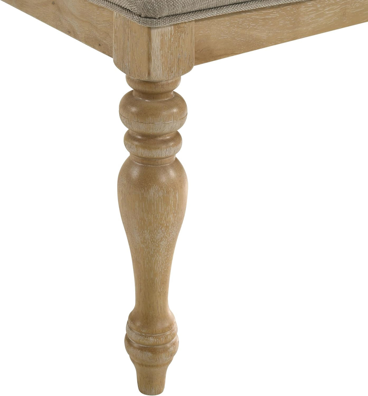 Roundhill Furniture Verta Solid Wood Cross-Back Dining Chairs, Set of 2, Light Oak Finish