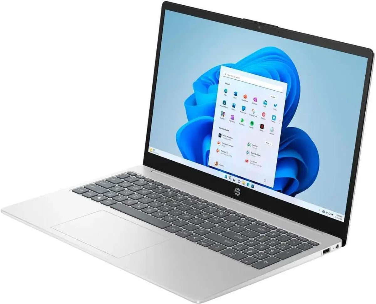 HP 15.6" HD Touch Screen Laptop | Intel Core i3-1215U (6 Cores, 8 Threads) | Intel UHD Graphics | Silver | 8GB RAM | 256GB SSD | Windows 11 S | Bundle with Stylus Pen