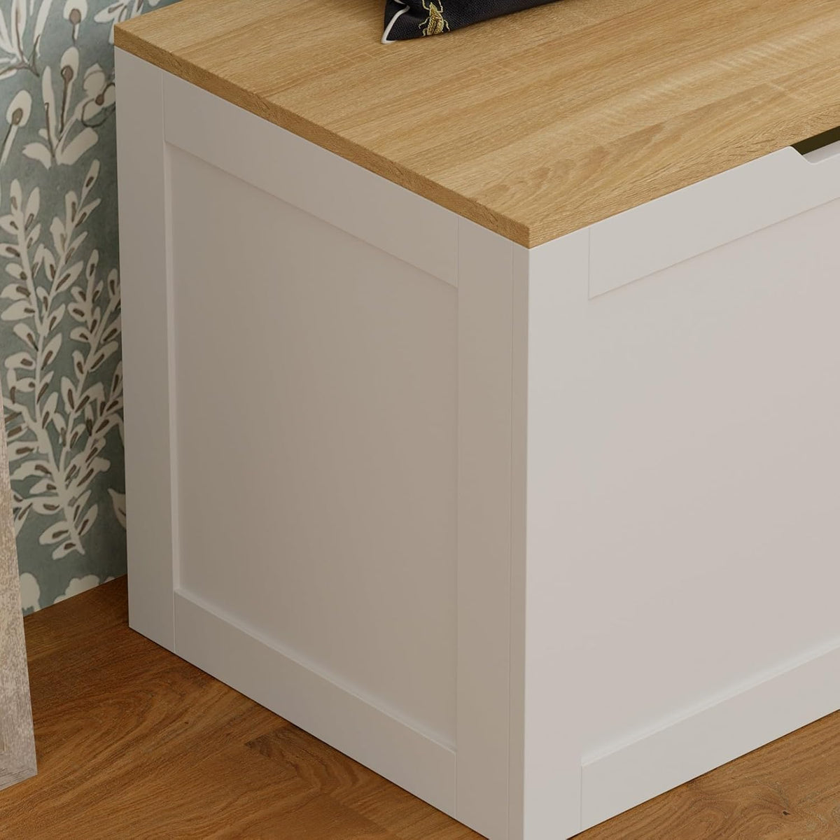 L Shaped Breakfast Nook Bench with Hidden Storage, 63 Inch Corner Dining Bench for Small Kitchen, Breakfast Nook Set for Dining Room, Entryway, Oak 63”L x 63”W x 31”H
