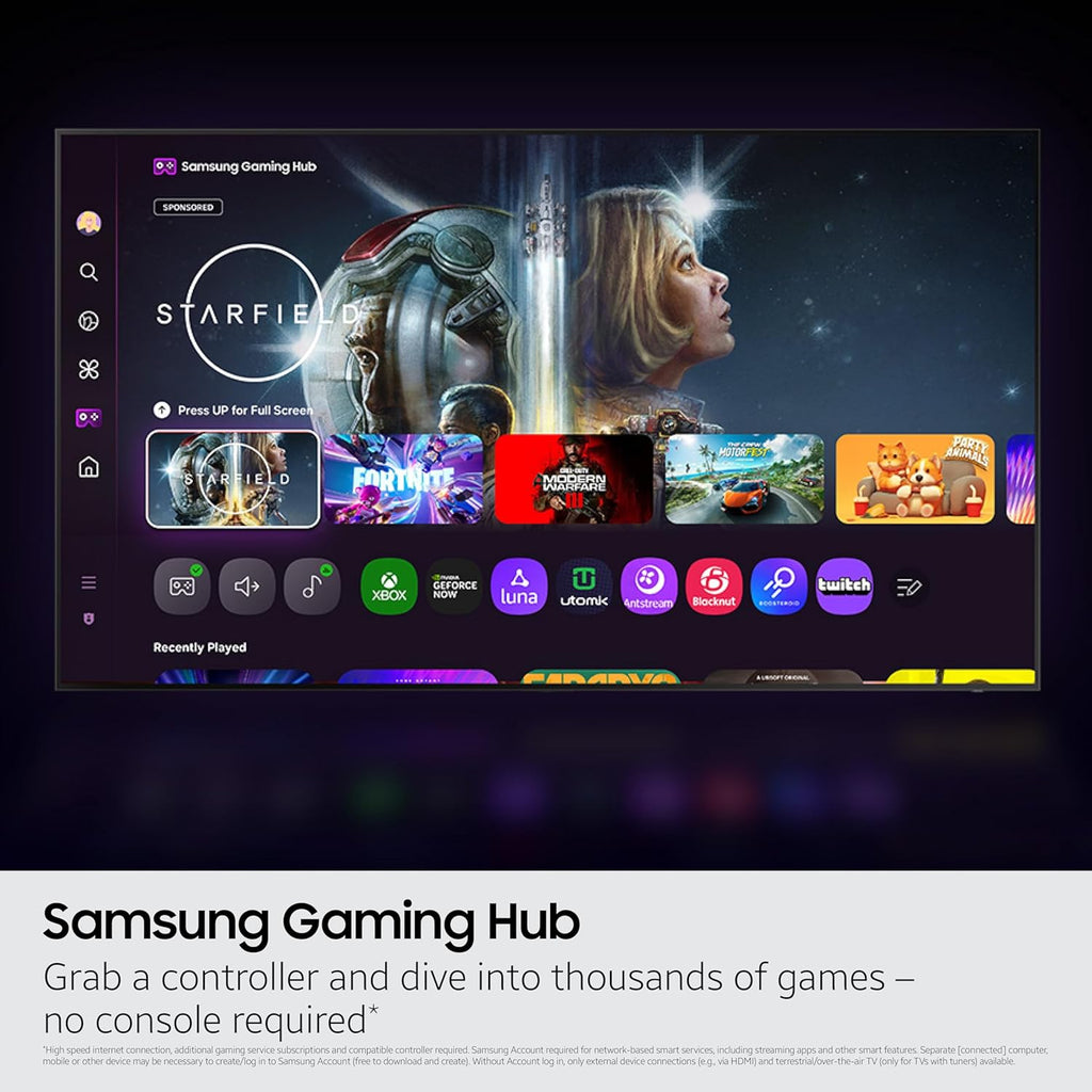 Samsung 43-Inch Class QLED Q8F 4K UHD Smart TV (2025 Model) Q4 AI Processor, 100% Color Volume with Quantum Dot, AirSlim Design, Endless Free Content, Samsung Vision AI, Alexa Built-in