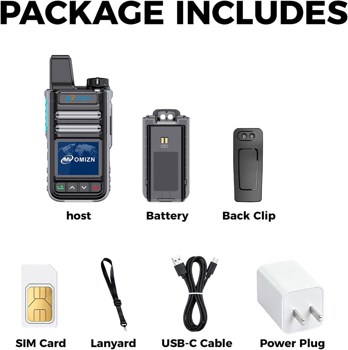 G3 4G/LTE Walkie Talkie - Long Range PTT Radio, Pre-Installed SIM, AES-256 Encryption, Military-Grade IP65 Waterproof for Fleet, Travel & Construction, Camping Gear, Grey - 6 Pack
