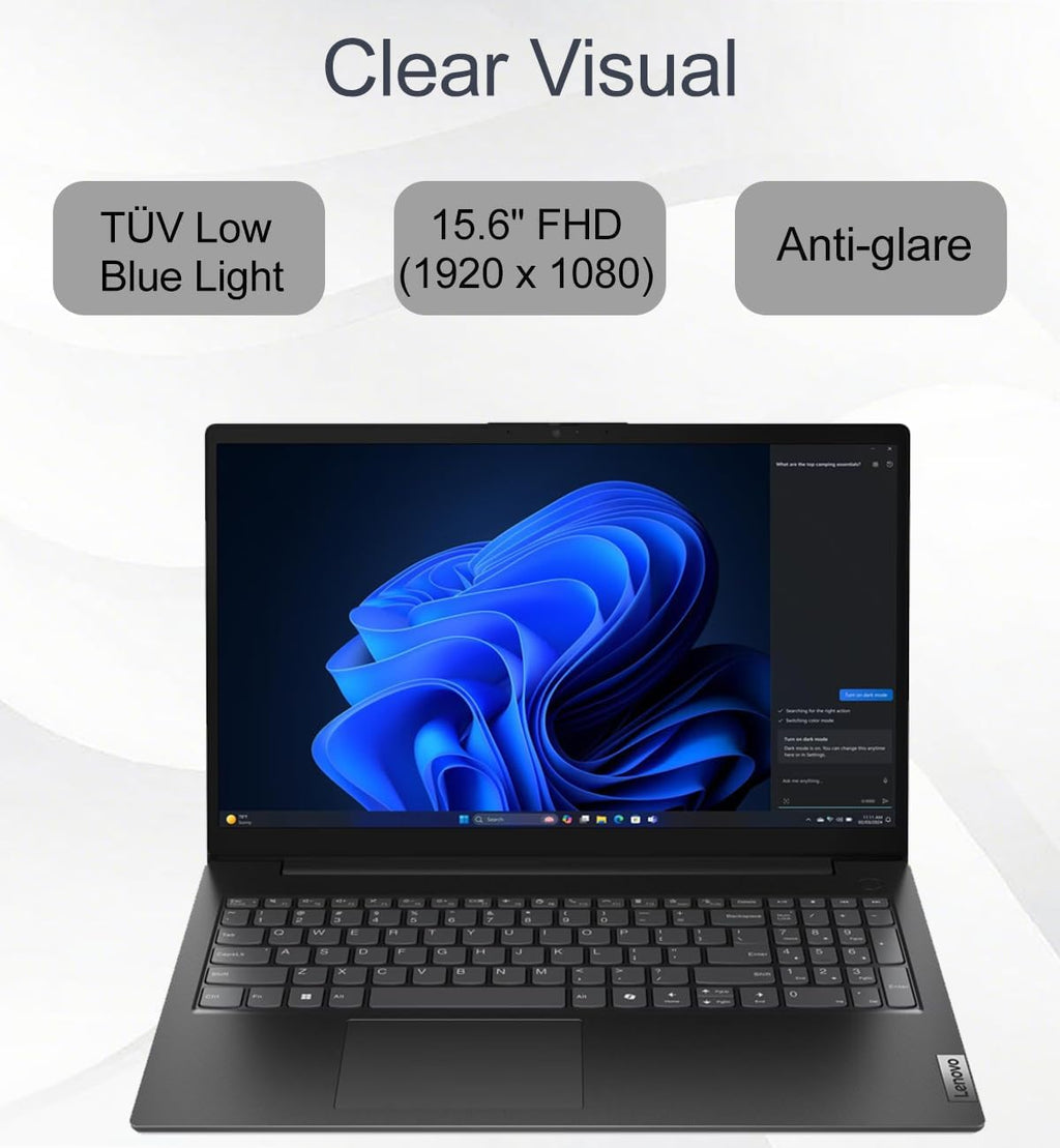 Lenovo Laptop Computer for Business & Student, 15.6" FHD, Intel 10-Core i7-240H (> Ultra 7 155U), 16GB DDR5, 512GB SSD, V Series Beat Ideapad, Webcam w/Shutter, Numeric Keypad, Win 11 Home w/Copilot