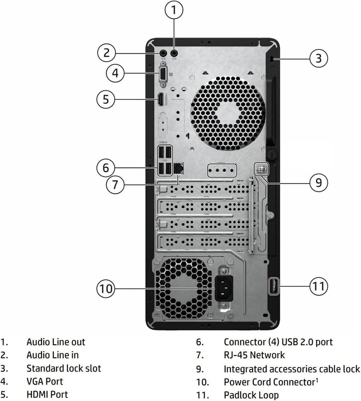 HP Desktop Computer 2026 Tower for Home Student & Business, 13th Gen Intel Quad-Core Processor, 8GB DDR4 RAM, 256GB PCIe SSD, WiFi Adapter, VGA, RJ-45, HDMI, Keyboard and Mouse, Windows 11 Home