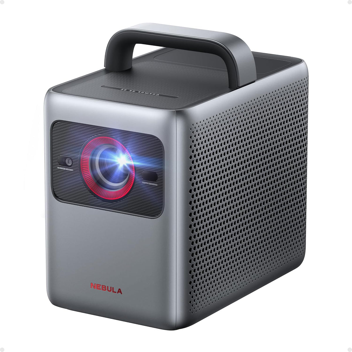 NEBULA Cosmos 4K SE Smart Projector, Nebulamaster, High-Brightness with Dolby Vision, 200" Screen, 1800 ANSI Lumens, HybridBeam, Enhanced Image Quality, GTV, Portable, for Gaming, Home, and Office Use