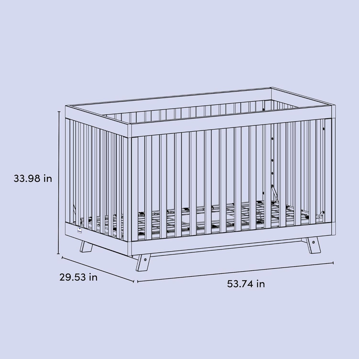 Storkcraft Beckett 3-in-1 Convertible Crib – GREENGUARD Gold Certified, Fits Standard Crib Mattress, Converts to Toddler Bed and Daybed, 4 Mattress Heights, Grow-with-Me Design (Driftwood)