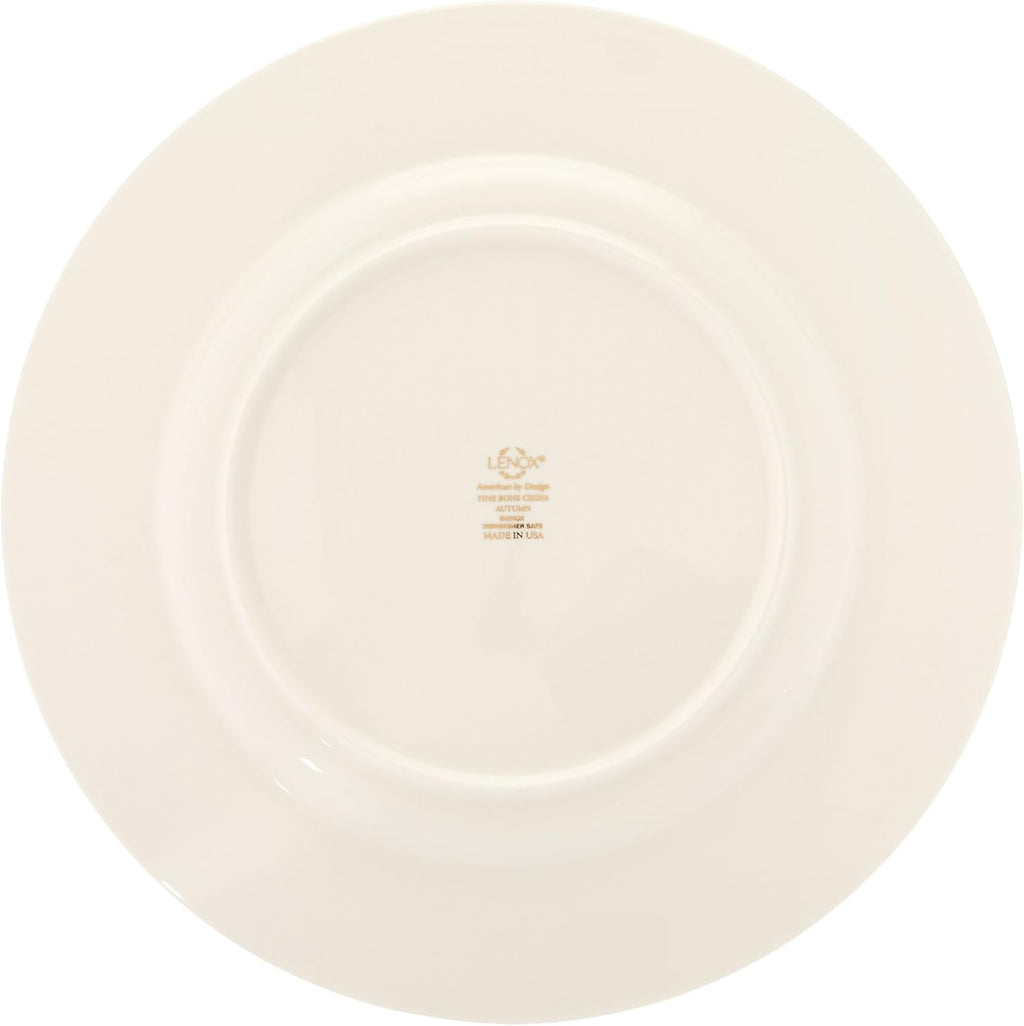 Lenox Dinnerware Set, Autumn 5-Piece Place Setting Set, Service For 1, Elegant Porcelain Dishes, Chip Resistant And Dishwasher Safe, Includes Plates Cup & Saucer, Dish Sets (Ivory, 5 Piece)