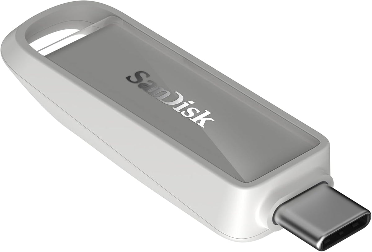 SANDISK 512GB Phone Drive with USB Type-C - for Smartphones, Tablets, and Computers - Up to 150MB/s, USB 3.2 Gen 1 - Arctic White - SDIXS0N-512G-GN6NE