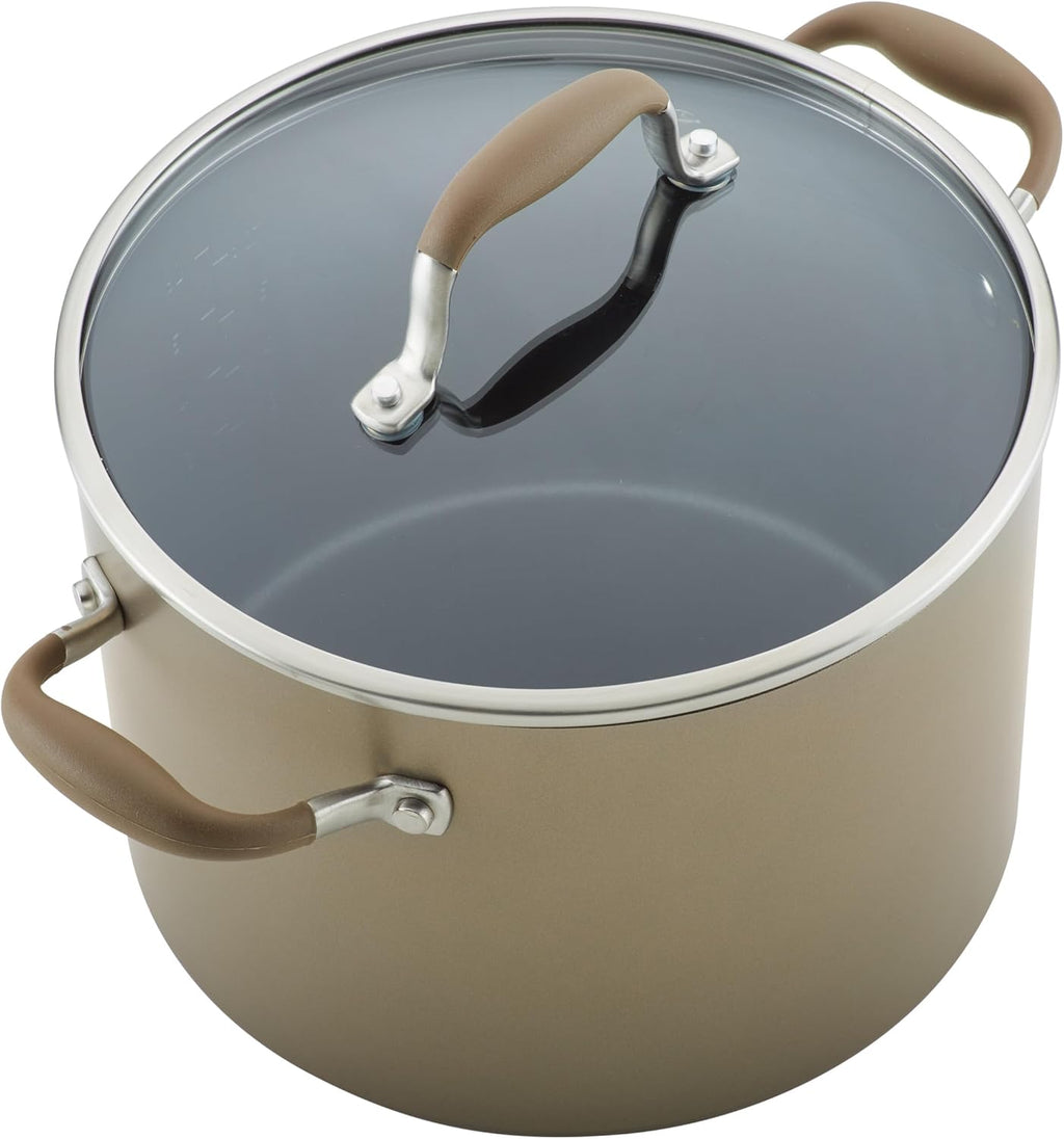 Anolon Advanced Home Hard-Anodized Nonstick 11-Piece Cookware Set (Bronze)