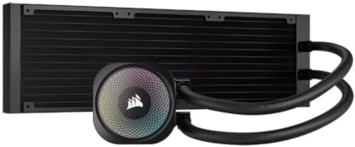 CORSAIR Nautilus 360 RS ARGB Liquid CPU Cooler – 360mm AIO – Low-Noise – Direct Motherboard Connection – Daisy-Chain – Intel LGA 1851/1700, AMD AM5/AM4 – 3X RS120 ARGB Fans Included – Black