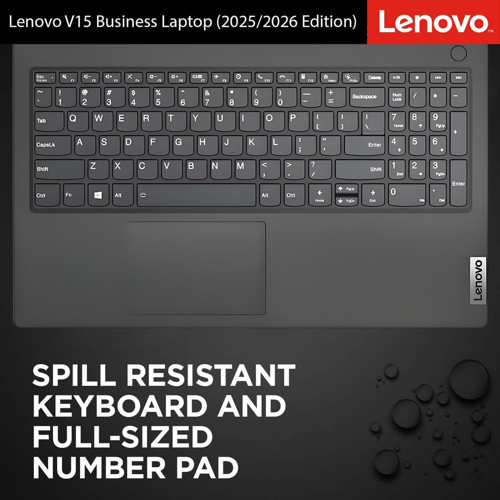 Lenovo 2026 New V15 Business and Student Laptop, Ryzen 3 7320U(Outperforms Intel i7-1065G7), 16GB RAM, 512GB SSD, 15.6" FHD, Ultra Quiet Design, Long Battery Life, Wi-Fi 6, Bluetooth 5, Windows 11 Pro