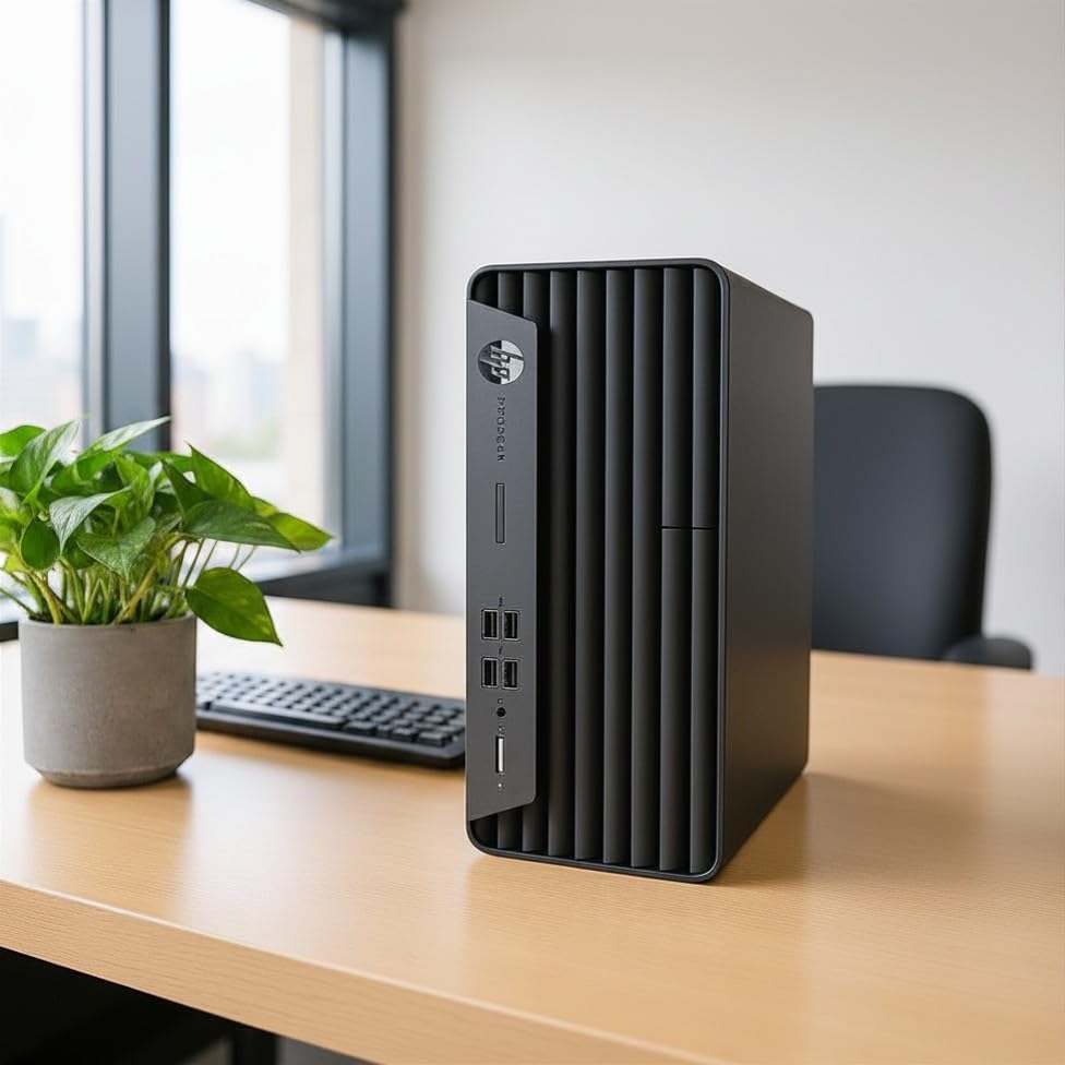 HP ProDesk G7 SFF Desktop Computer, Intel Processor, Dual 4K Display Support| 16GB RAM, 1TB SSD| WiFi| Bluetooth| HDMI, USB, RJ-45| Windows 11 Pro| Wired Keyboard & Mouse| Business & Personal Use