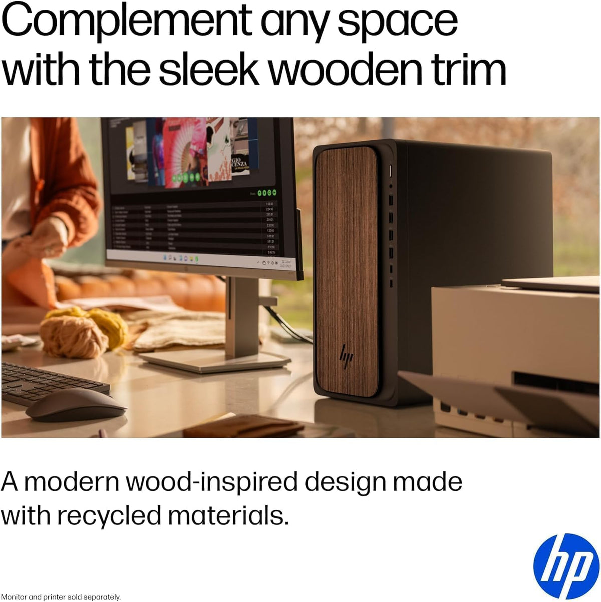HP OmniDesk M03 Business Next Gen AI PC Desktop, Intel Core Ultra 5-225 Processor (10 Cores, Up to 4.9GHz), 16GB DDR5 RAM, 1TB SSD, USB-C, Wi-Fi 6, HDMI+DP Dual Monitor Support