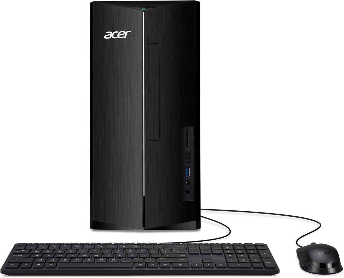 acer Aspire TC-1780-UA93 Desktop | 13th Gen Intel Core i5-13400 10-Core Processor | 16GB 3200MHz DDR4 | 1TB M.2 2280 PCIe Gen 4 SSD | SD Card Reader | Intel Wi-Fi 6E AX211 | Windows 11 Home
