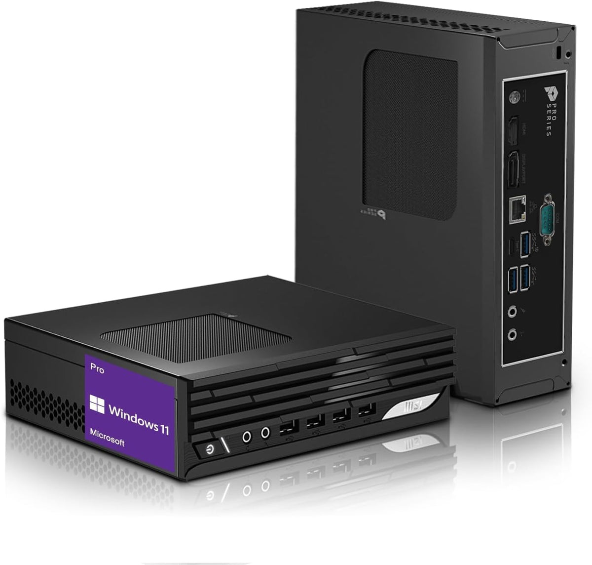 msi PRO DP21 Mini Desktop Computer | 13th Gen Intel 4-Core Processor | 32GB RAM | 1TB SSD | 2-Monitor Support 4K | HDMI | RJ-45 | Wi-Fi | Wired Keyboard & Mouse | Windows 11 Pro | Black