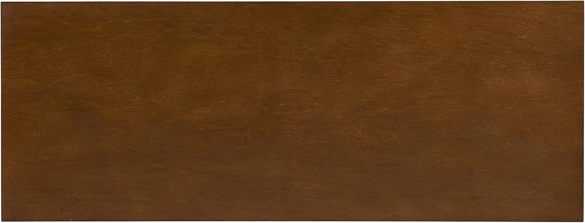 Linon Melissa Mid-Century Modern Walnut Console Table