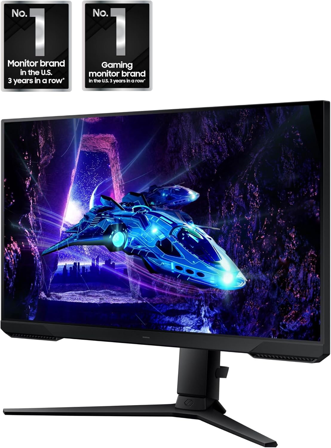 Samsung 32-Inch Odyssey G3 (G30D) Series FHD Gaming Monitor, 1ms, 180Hz, AMD FreeSync, Adjustable Stand, Black Equalizer, Virtual Aim Point, Eye Saver Mode, Flicker-Free, LS32DG302ENXZA