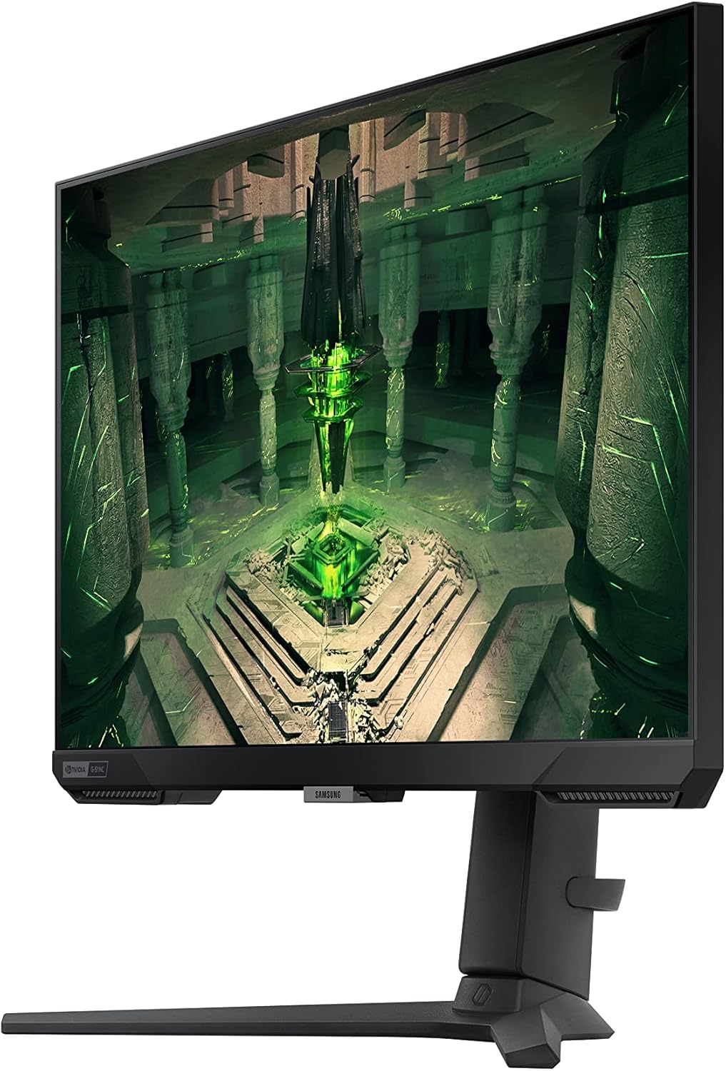 SAMSUNG 25" Odyssey G4 Series FHD Gaming Monitor, IPS, 240Hz, 1ms, G-Sync Compatible, AMD FreeSync Premium, HDR10, Ultrawide Game View, DisplayPort, HDMI, Fully Adjustable Stand, LS25BG402ENXGO