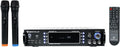 Rockville RPA70WBT V2 1000W 2-Channel USB Bluetooth Karaoke Amplifier/Mixer with (2) Wireless Mics, Optical/Coaxial/RCA Inputs, Echo Control, for Home Karaoke & Parties