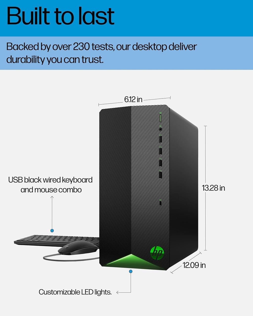 HP 2026 Desktop Tower Computer for Home Office Student, Intel i7-11700F 8-Core, 16GB DDR4 RAM, 512GB PCIe SSD, WiFi 6, Keyboard & Mouse, Windows 11 Home-Ready for Work, Business Family Use, Jet Black
