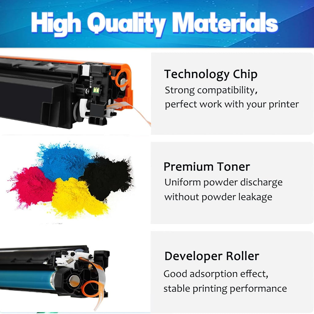 W2150XC W2151XC W2153XC W2152XC Toner Cartridges Work for HP Color LaserJet Pro MFP 4301 4302 4303 Series Printers