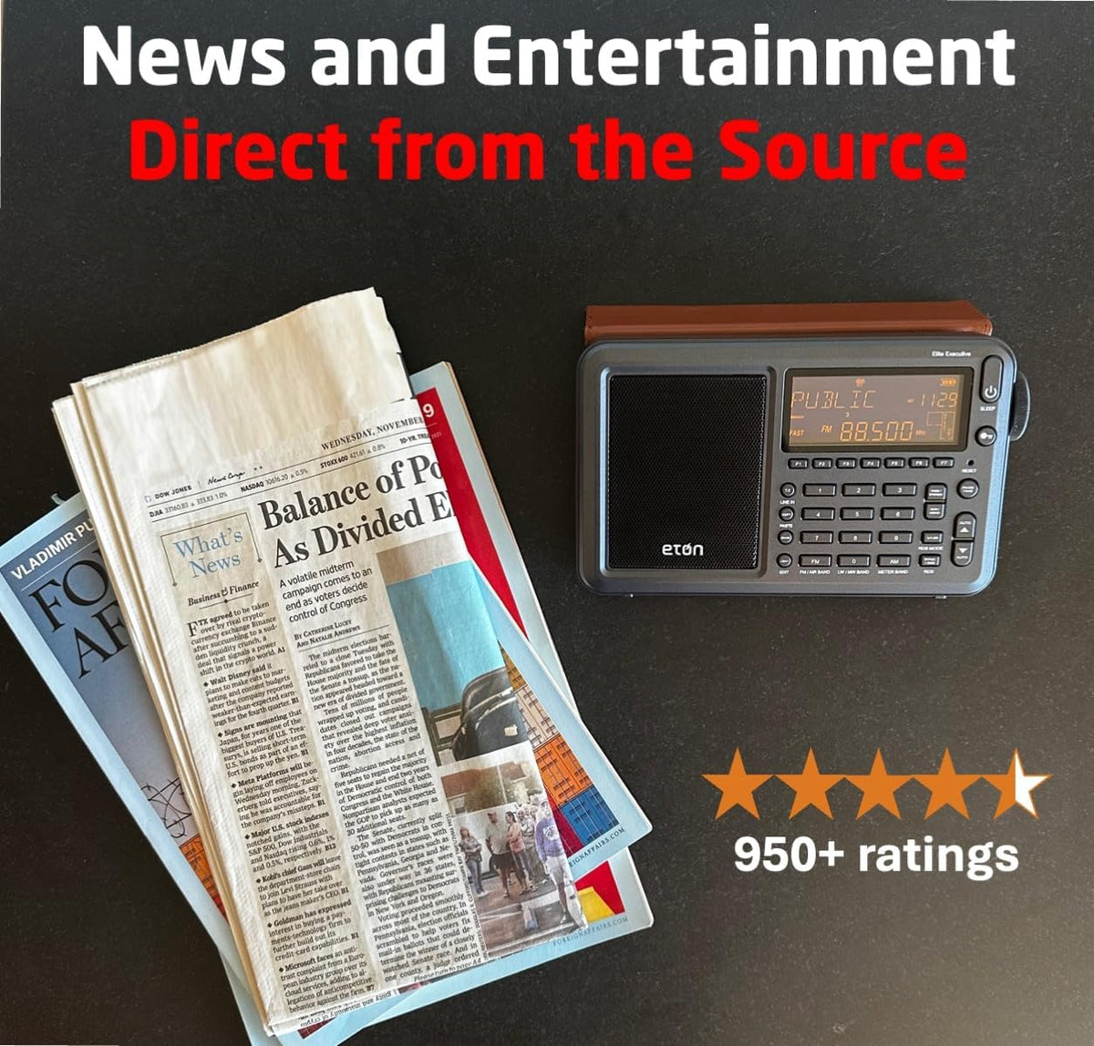 Eton Elite Executive AM/FM/Aircraft Band/SSB/Shortwave Radio