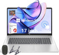 HP 17 Touch Screen Laptop, 17.3" HD+, 8GB RAM, 256GB SSD, AMD Ryzen 5 Processor(Beats i7-1165G7, Up to 4.3GHz), Lifetime MS Office + Windows 11 Pro, Alpacatec Accessories, Silver