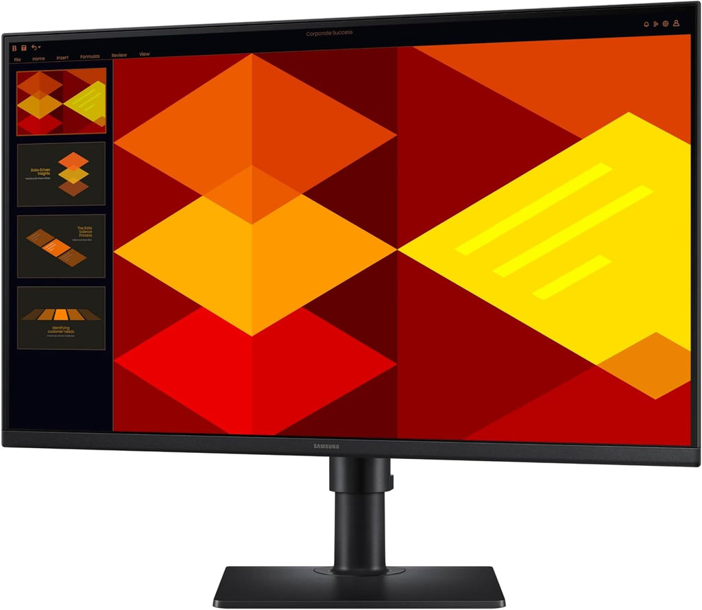 Samsung 27” (S40GD) Borderless Business Monitor with IPS Panel, 100Hz Refresh Rate, Eye Saver Mode, Ergonomic Design, Game Picture Mode, LS27D402GANXGO, 3 Yr Warranty