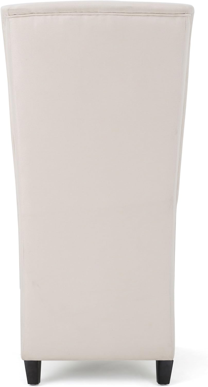 Christopher Knight Home Callie Fabric Dining Chair, Beige, 23.25" x 28.75" x 46.25"