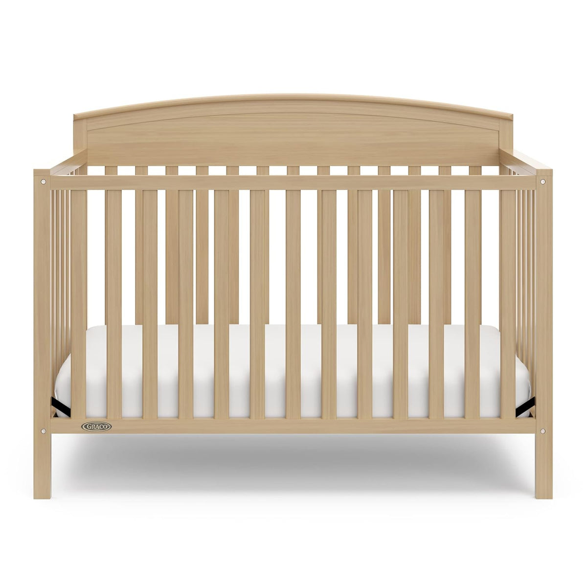 Graco Benton 5-in-1 Convertible Crib – GREENGUARD Gold Certified, Converts from Baby Crib to Toddler Bed, Daybed and Full-Size Bed, Fits Standard Full-Size Crib Mattress (Driftwood)