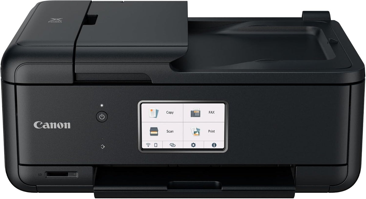 Canon TR8620 All-in-One Printer for Home Office | Copier |Scanner| Fax |Auto Document Feeder | Photo and Document Printing | Airprint (R) and Android Printing, Black