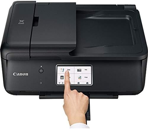Canon TR8620 All-in-One Printer for Home Office | Copier |Scanner| Fax |Auto Document Feeder | Photo and Document Printing | Airprint (R) and Android Printing, Black