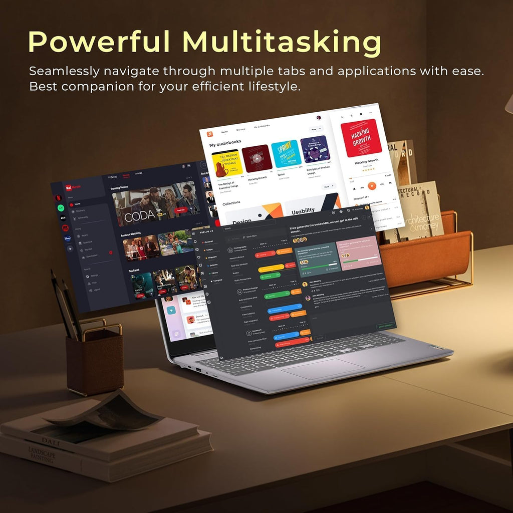 Lenovo Chromebook Flagship 15.6" FHD Laptop Computer for Business Student, Intel Celeron N4500, 4GB RAM, 320GB Storage (64GB eMMC+ 256GB Card), WiFi 6, Long Battery, Chrome OS +MarxsolAccessory
