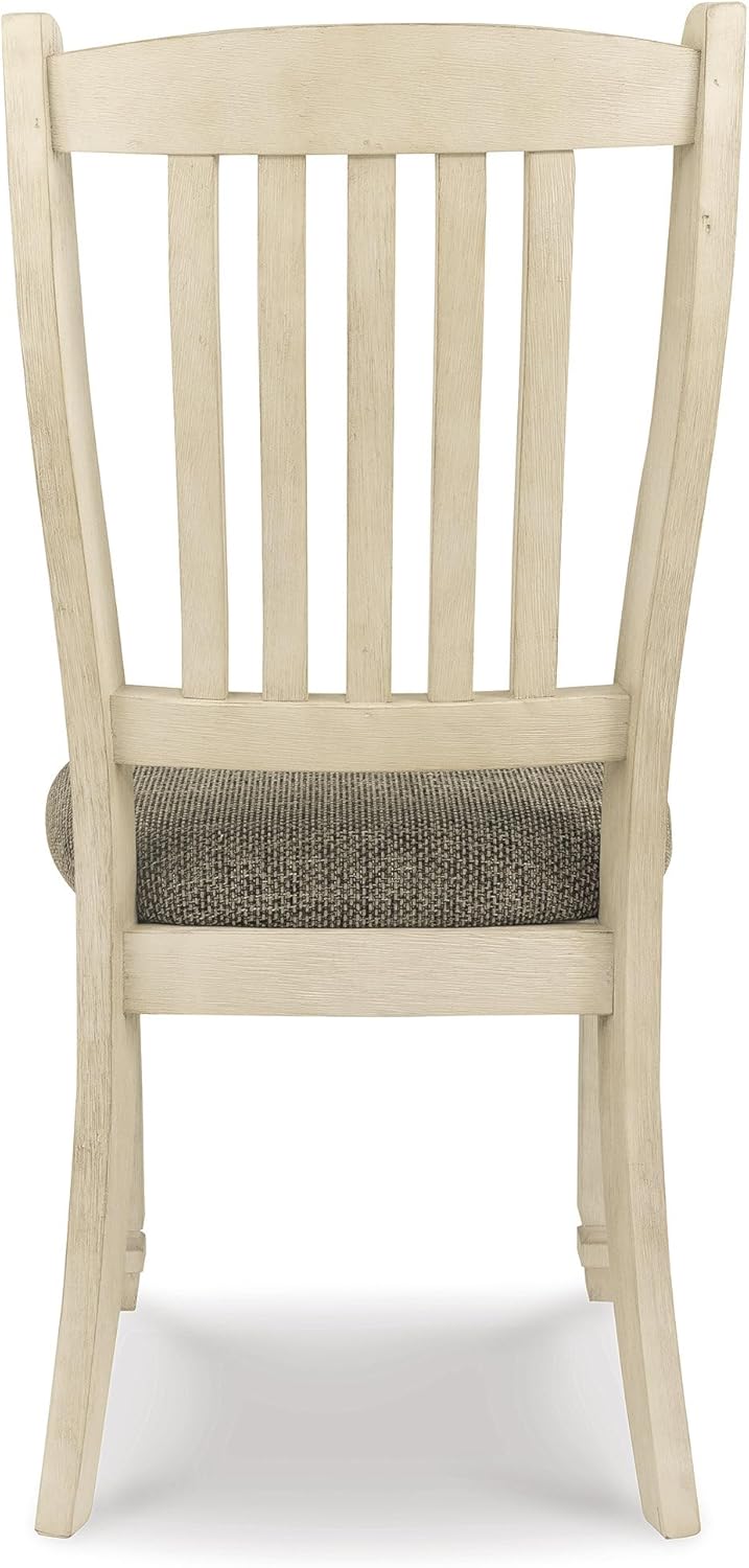 Signature Design by Ashley Bolanburg 20" Upholstered Dining Room Chair, Set of 2, Antique White