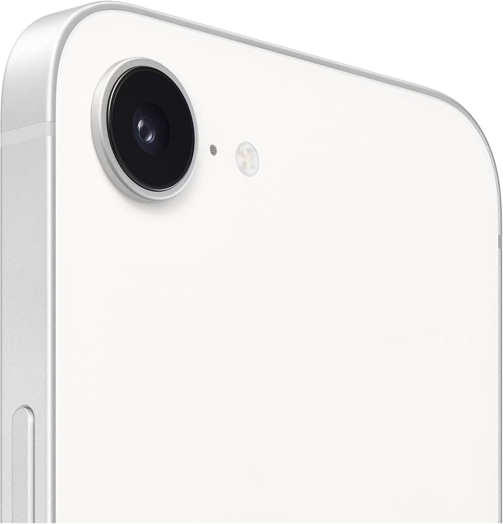 Apple iPhone 16e, 128GB, eSIM, White- Unlocked (Renewed Premium)