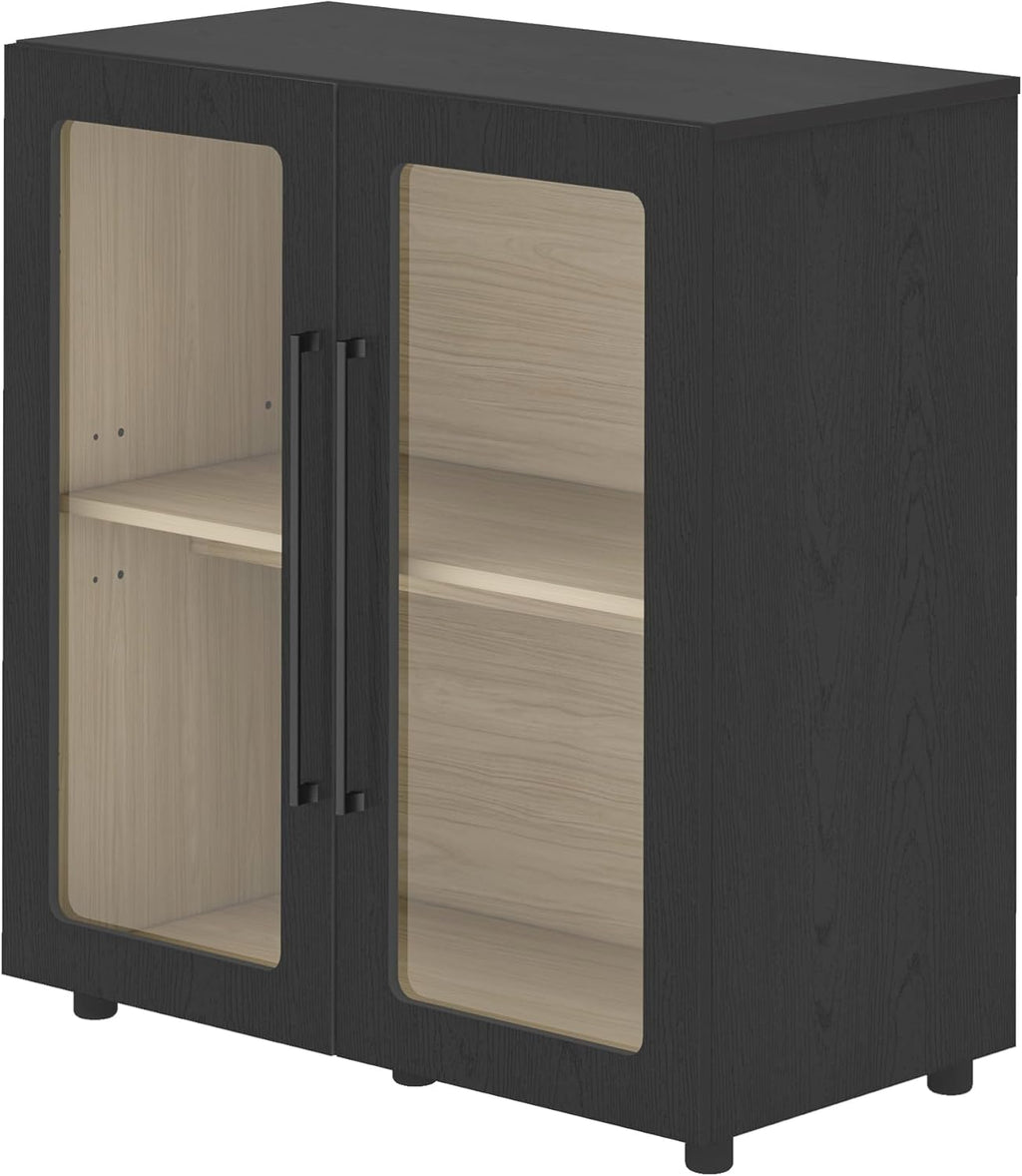 From the Tree Furniture 32 Inch Modular Sideboard Storage Cabinet with Soft-Close Doors | Buffet Accent Cabinet for Living Room, Entryway, Dining Room & Office | Scratch-Resistant Modern Design