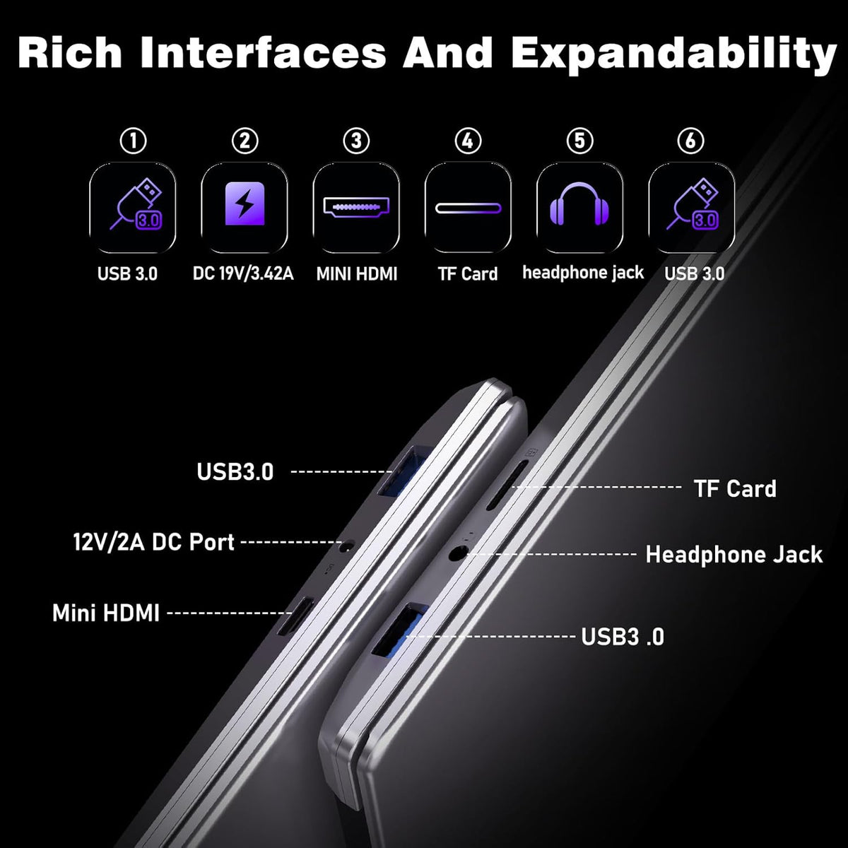 NIAKUN Laptop Computer 2026, 15.6 Inch Lap Top PC Window 11 Pro, 8GB RAM 256GB SSD, Int Pentium Gold Processor 4425Y, 2-Year Warranty, Bluetooth, MINI HDMI, FHD 1920 * 1080, Office 365, Business